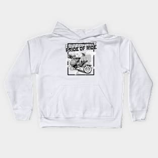 Pride Of Ride The Unique and Iconic Motorbikes Kids Hoodie